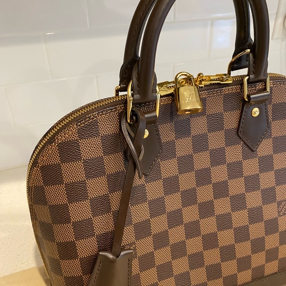 SOLD Authentic Louis Vuitton Damier Ebene Alma PM - Picture 3 of 15